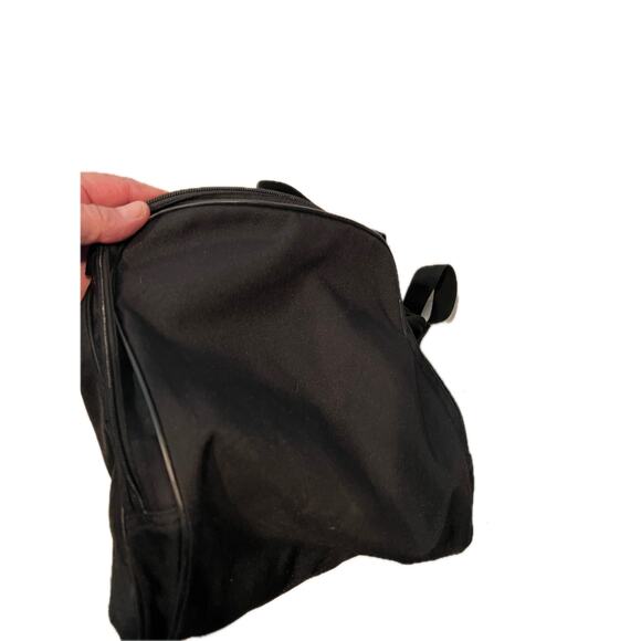 Adidas Faux Leather Medium 18"x12"x10" Black Duffel Gym Bag - Picture 6 of 6